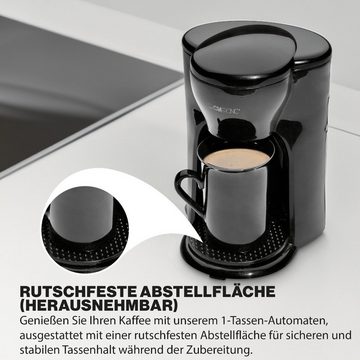CLATRONIC Filterkaffeemaschine KA 3356, inkl. Keramiktasse, Ideal für unterwegs