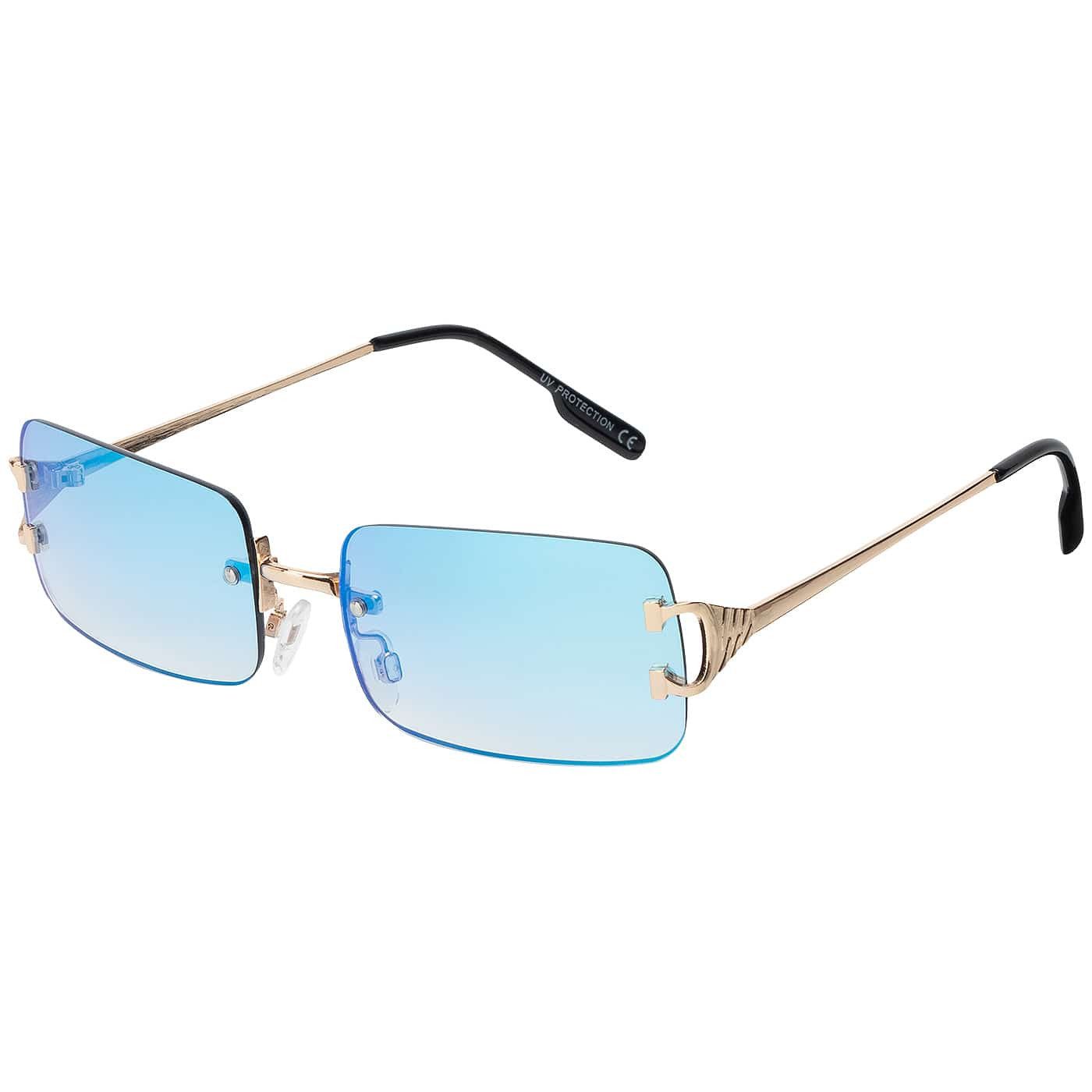 BEZLIT Eyewear Sonnenbrille Rechteckige Designer Damen Sonnenbrille (1-St) mit bunten Linsen