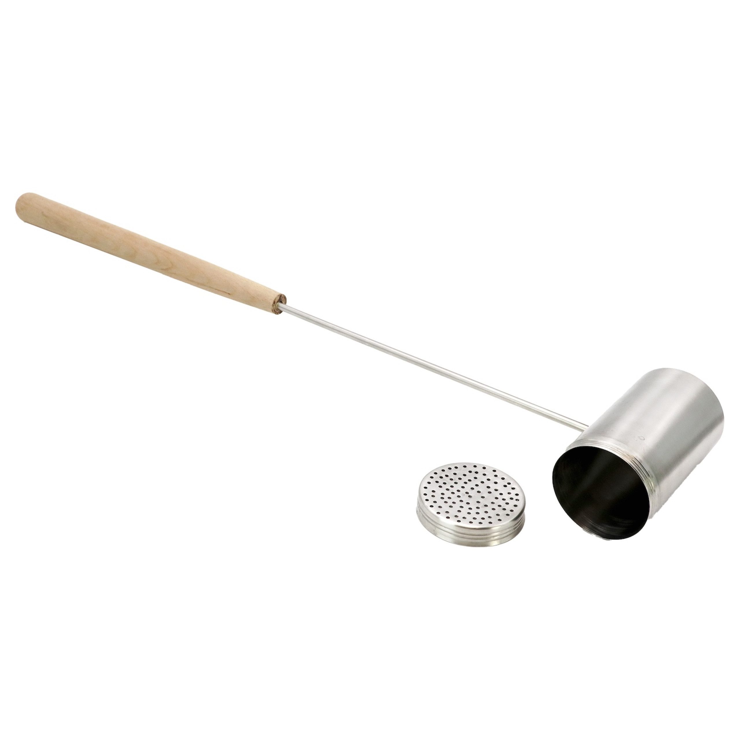 Aufgusskübel Nikkarien Saunakelle 76 cm mit Aufsatz Schöpfkelle aus Edelstahl mit