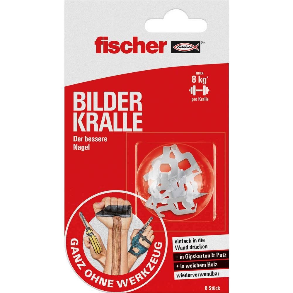 fischer Schraubhaken Bilderkralle 8 St 545953