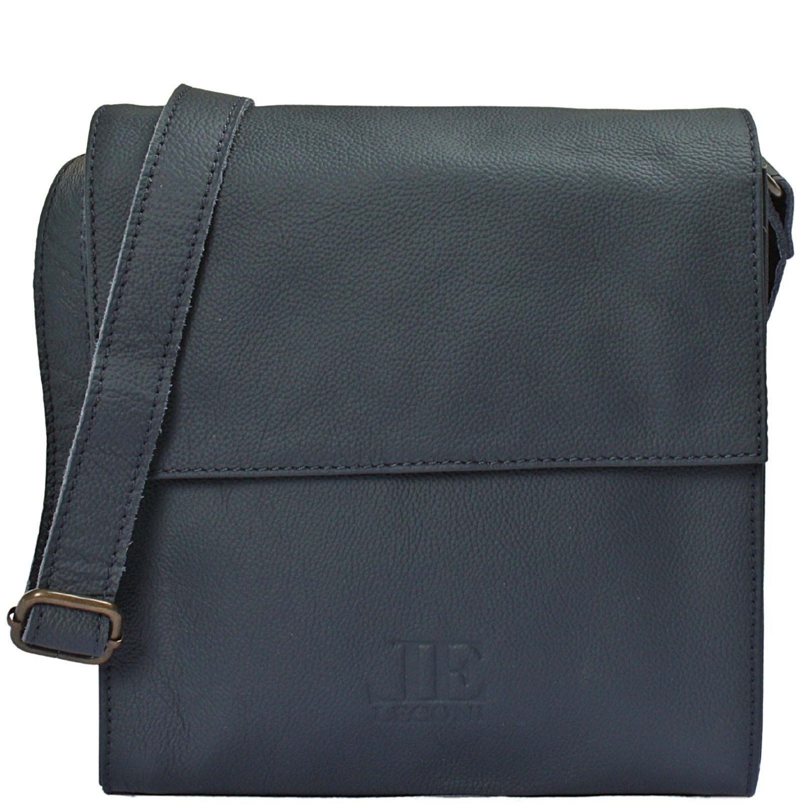 Umhängetasche kompakte Schultertasche Damentasche Handtasche Frauen Echtleder LE3089
