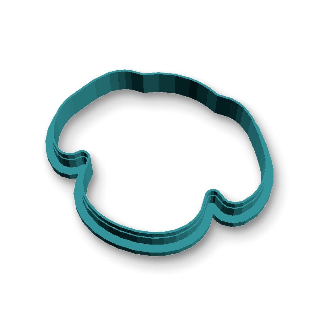 Ausstechform, Kunststoff, (Einzelteil, 1-St), Hund, PETG, 83 mm
