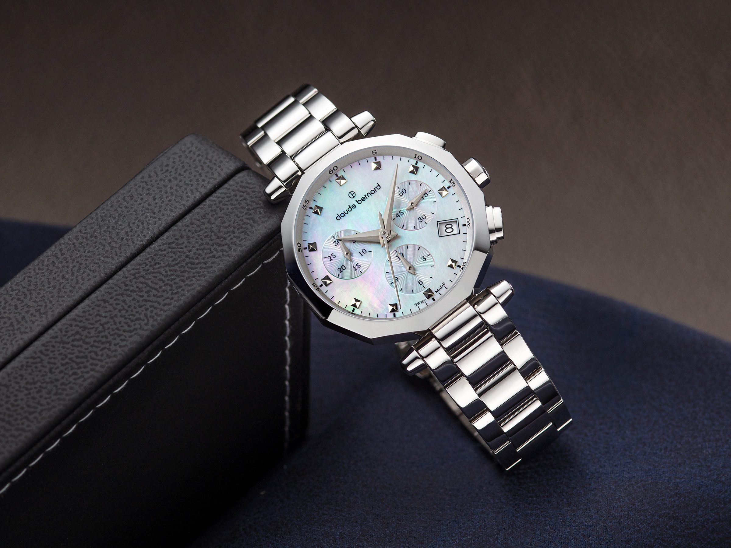 CLAUDE BERNARD Schweizer Uhr Dress Code Chronograph