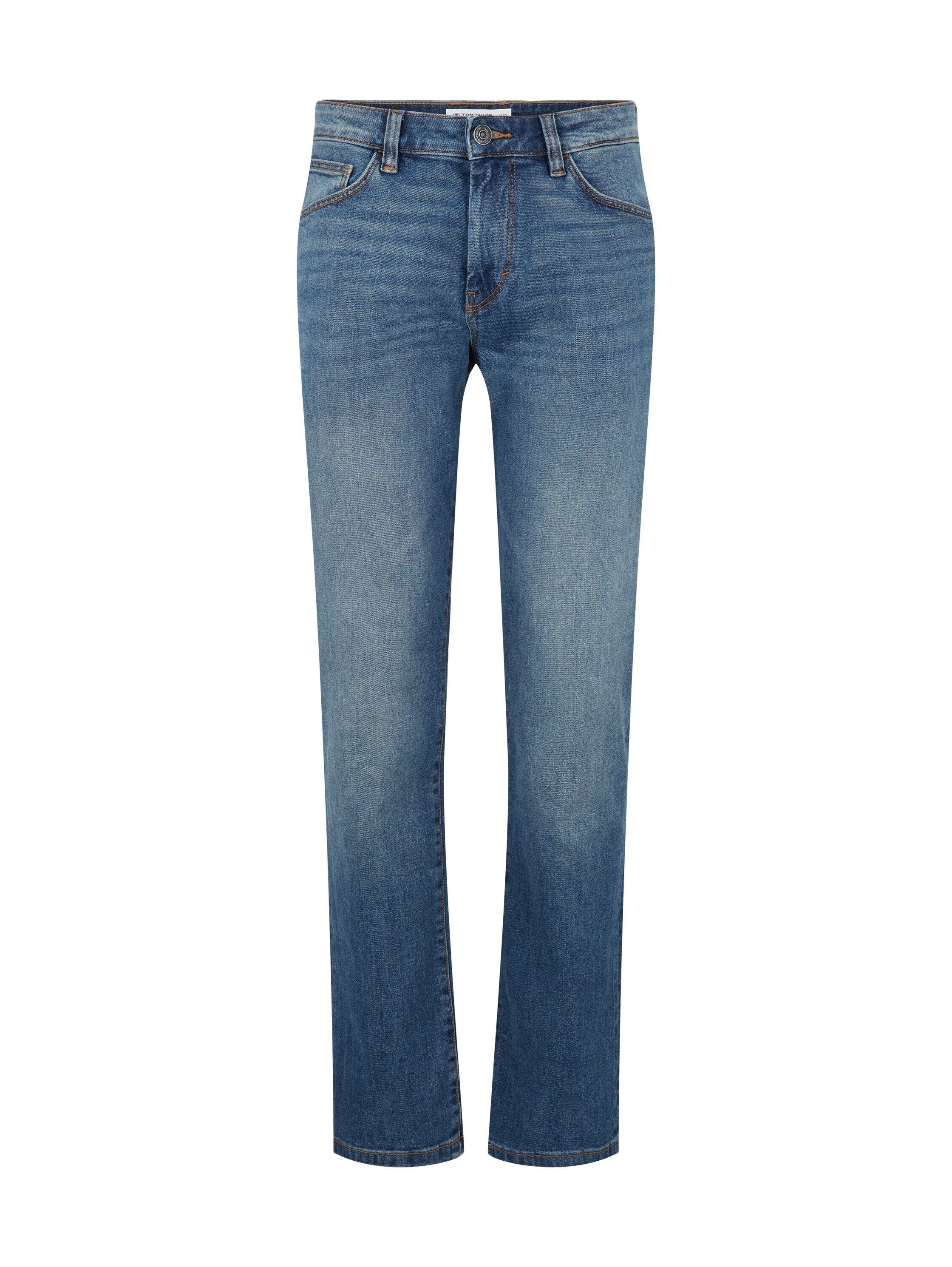 TOM TAILOR 5-Pocket-Jeans Hose Marvin Straight Jeans im Five-Pocket-Design