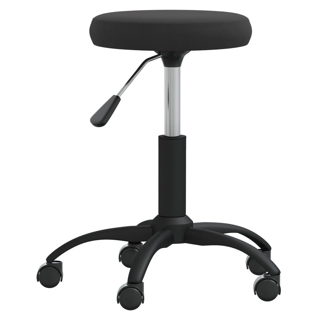 vidaXL Bürostuhl Bürostuhl Drehbar Schwarz Samt (1 St)