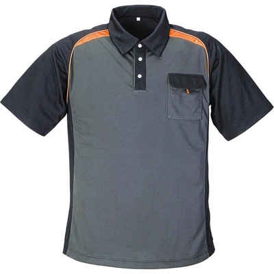 Terratrend Job Poloshirt grau/schwarz/orange