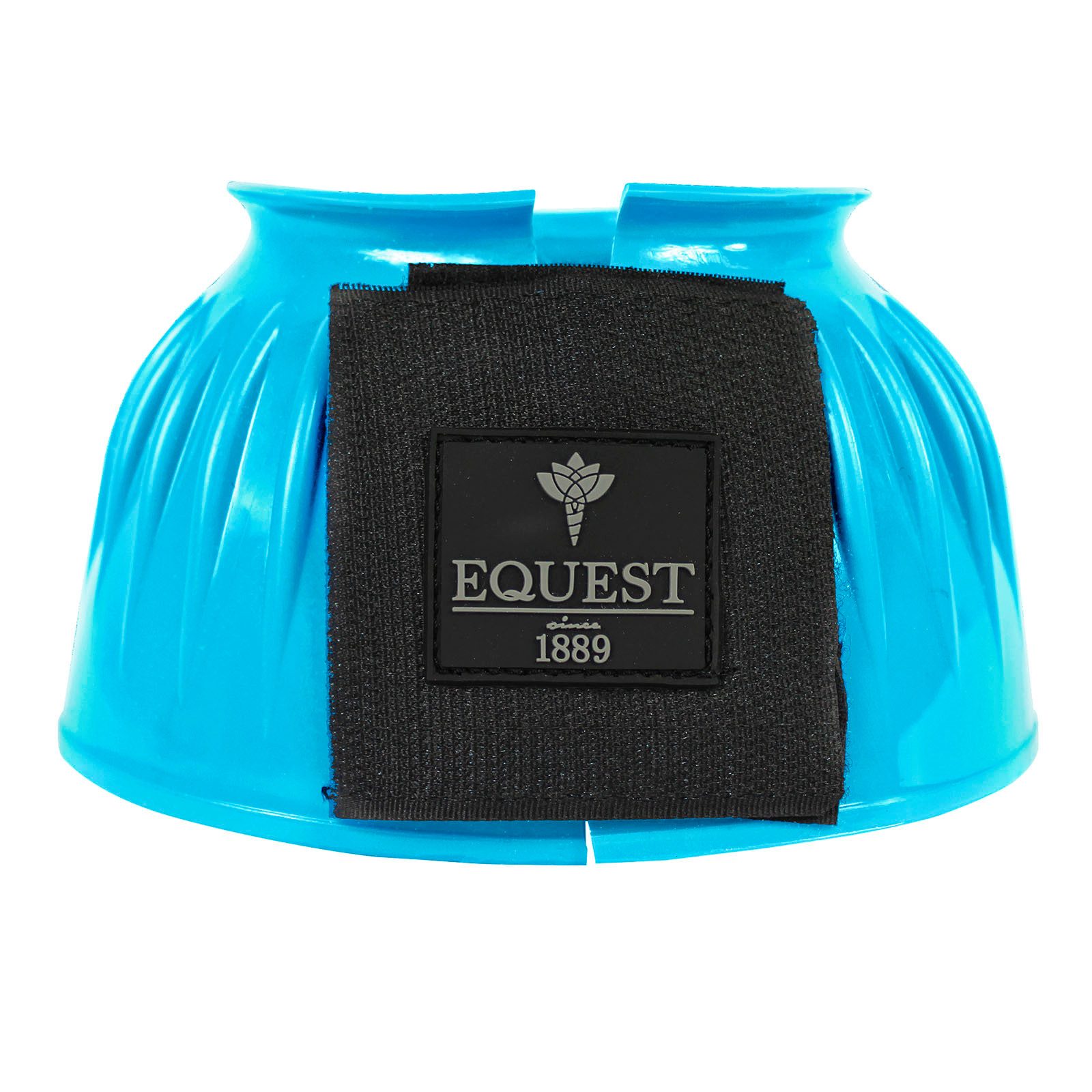 EQuest Hufglocken Gummi Springglocke Color Catch für Pferde, 2er Set, Aqua, S Pony