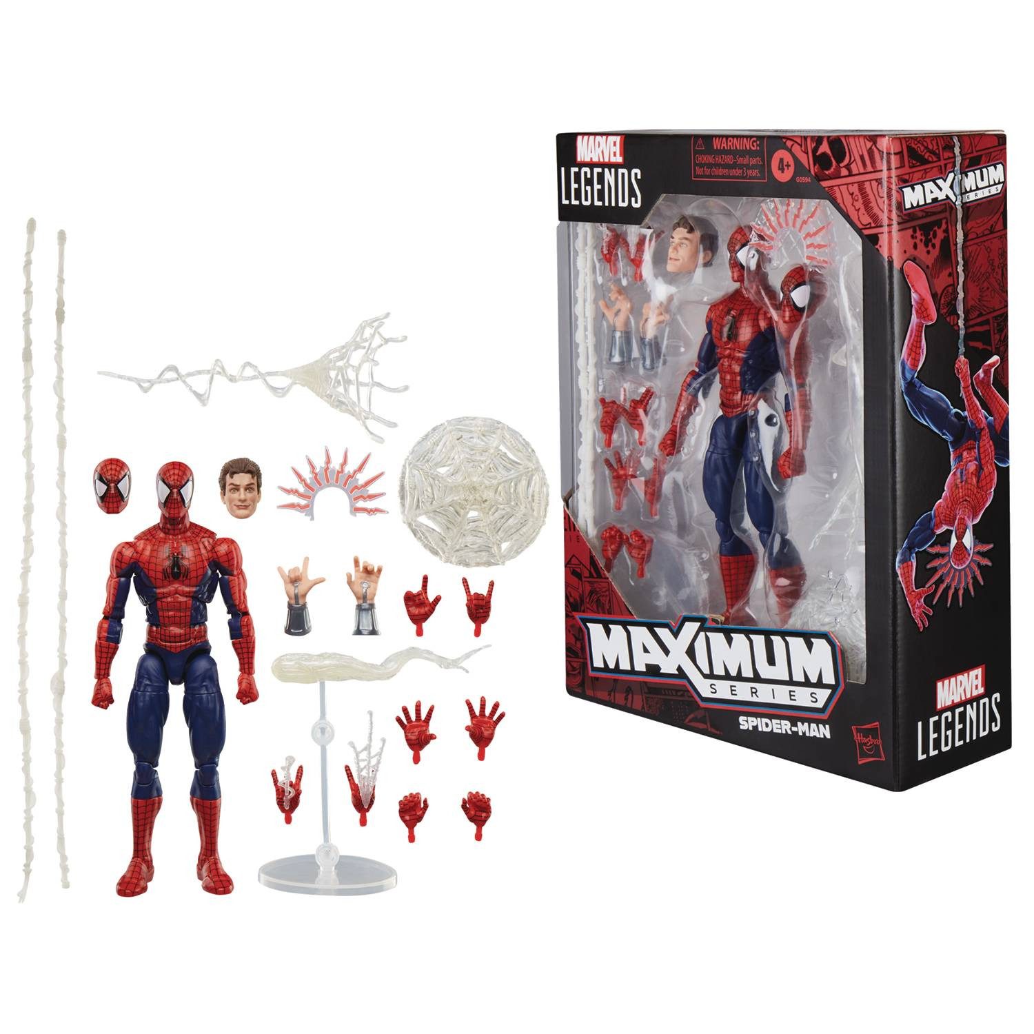 Hasbro Actionfigur Marvel Legends Maximum Series Spider-Man 6 Inch Actionfigur