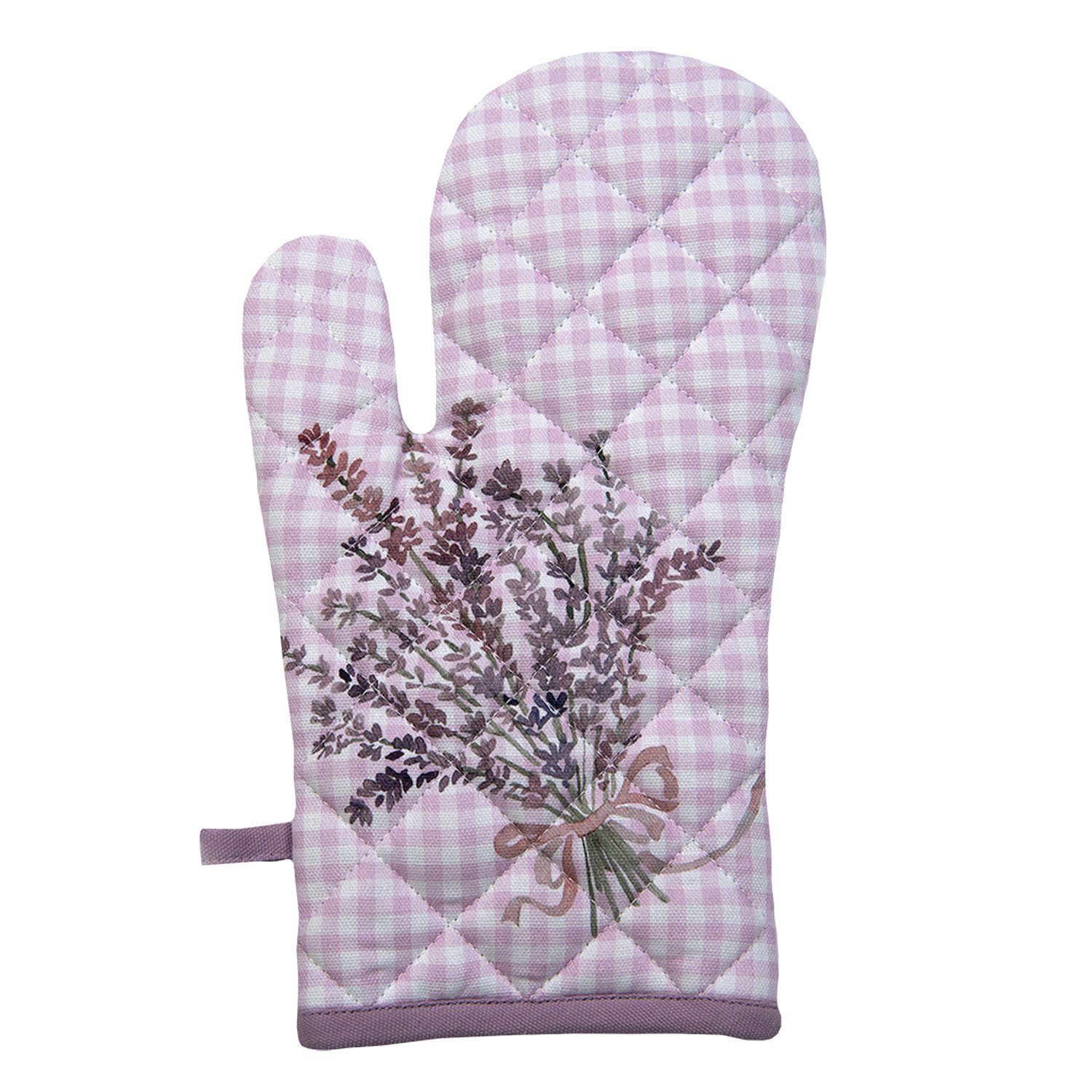 Clayre & Eef Topfhandschuhe Lavender Garden, (Set, 2-tlg., 2-teilig), Ofenh günstig online kaufen