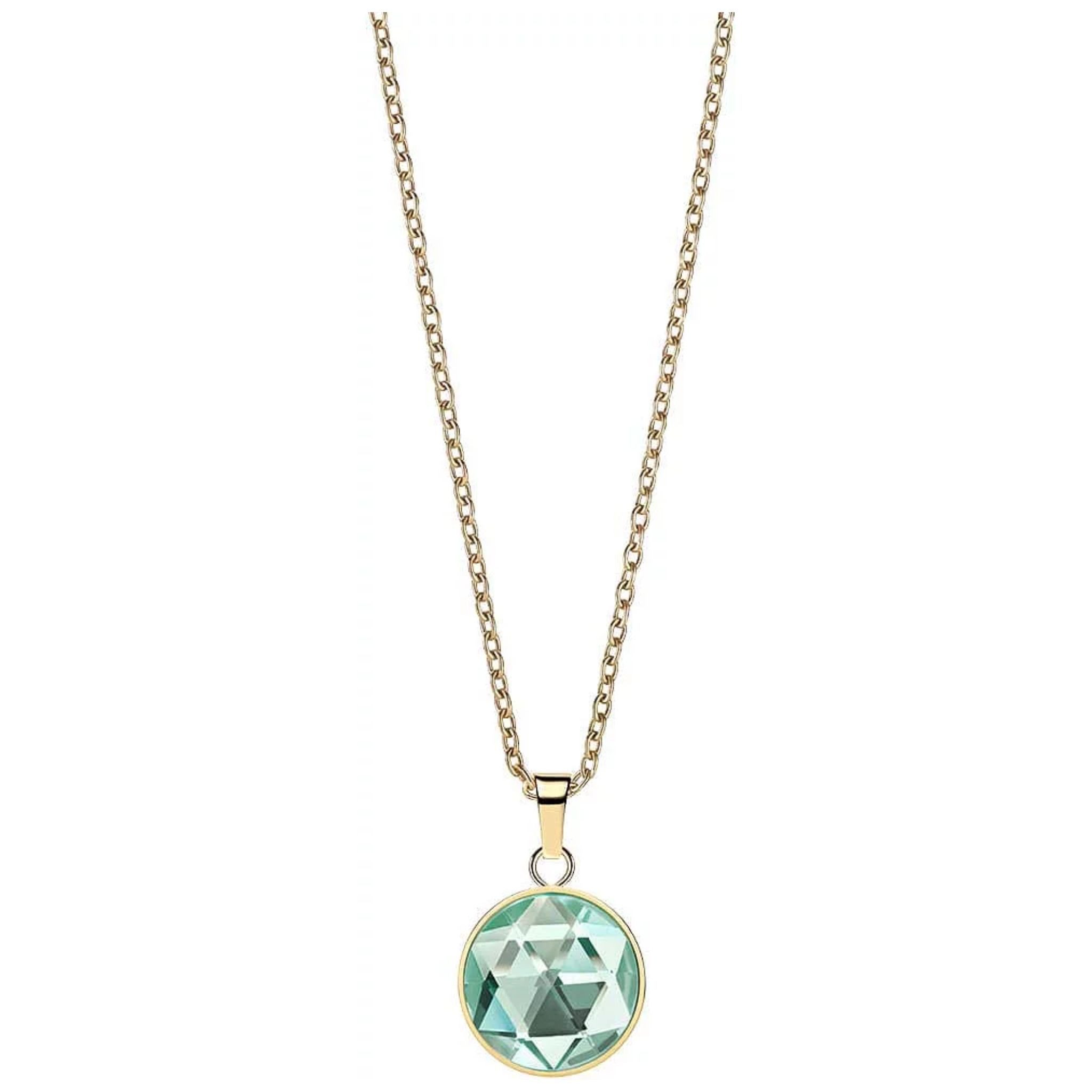 Bering Kette mit Anhänger Halskette aus Edelstahl mit rundem Anhänger - Bering Jewelry