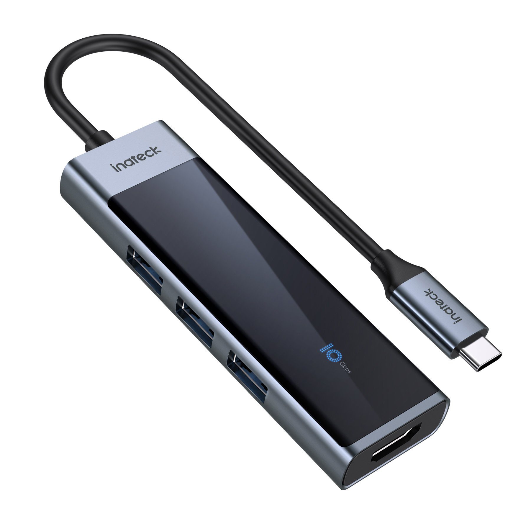 Inateck »USB C Adapter, USB 3.2 Gen 2, mit 100W PD Port, 3 USB 3.2 Typ