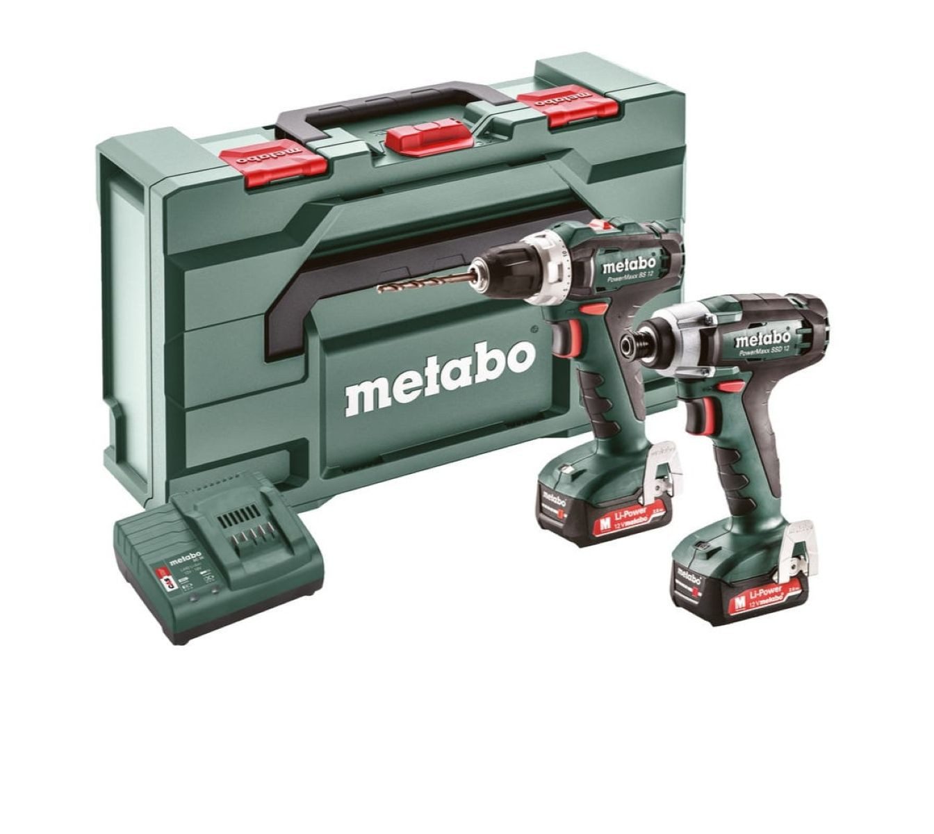 metabo Akku-Bohrschrauber Metabo Combo Set 2.7.1 12 V BS 12 + SSD 12 Аккумуляторные шуруповёрты