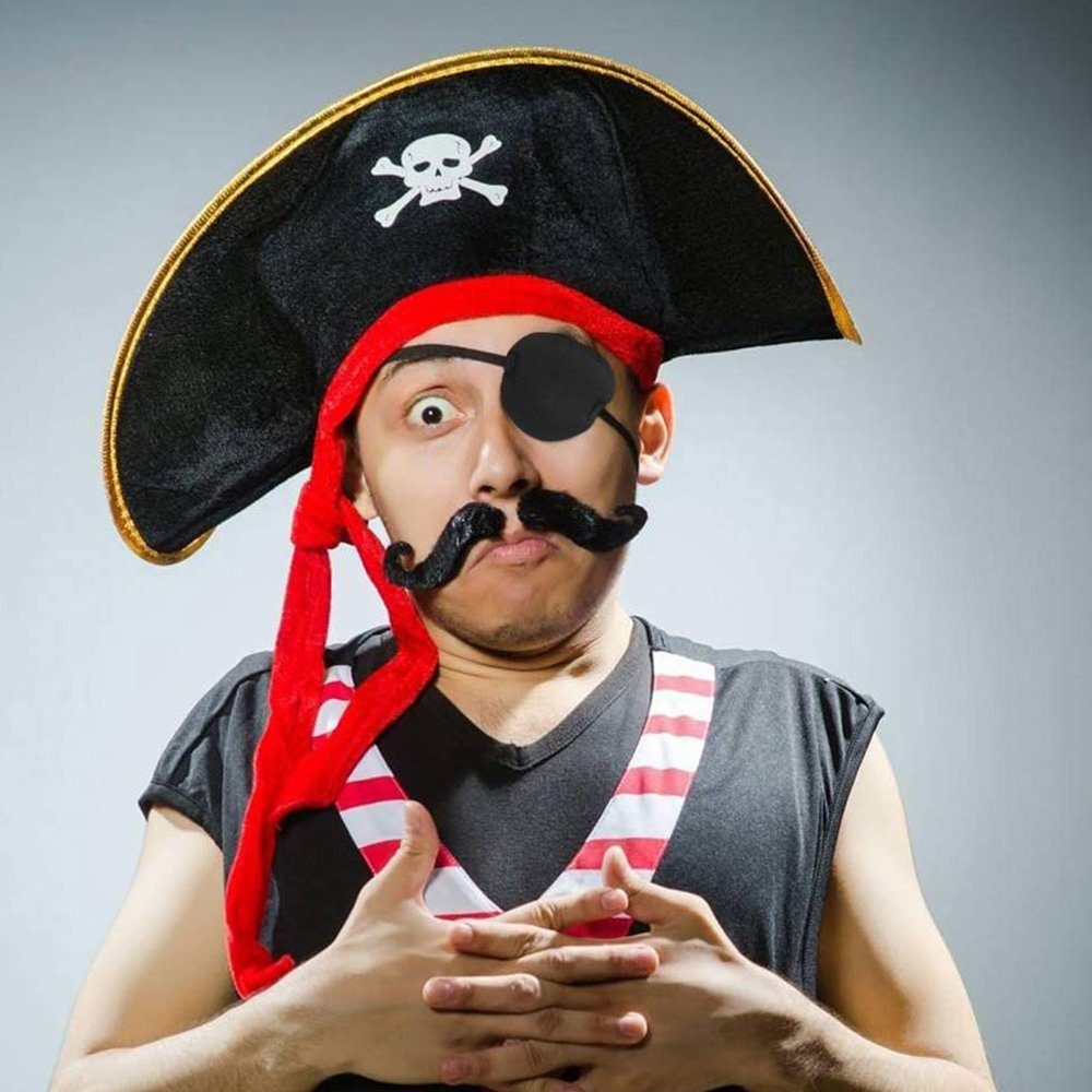 Augen Kapitän Jormftte Augenbinde Piraten Augenklappen Maske