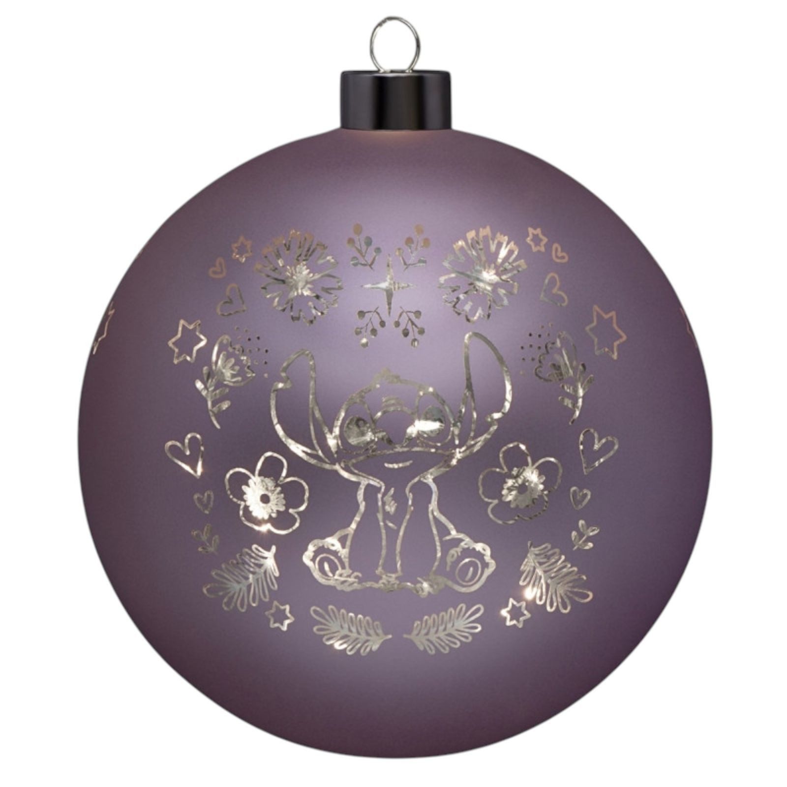 Disney LED Dekolicht Stitch Weihnachtskugel 15cm beleuchtet Ornament Glasku günstig online kaufen