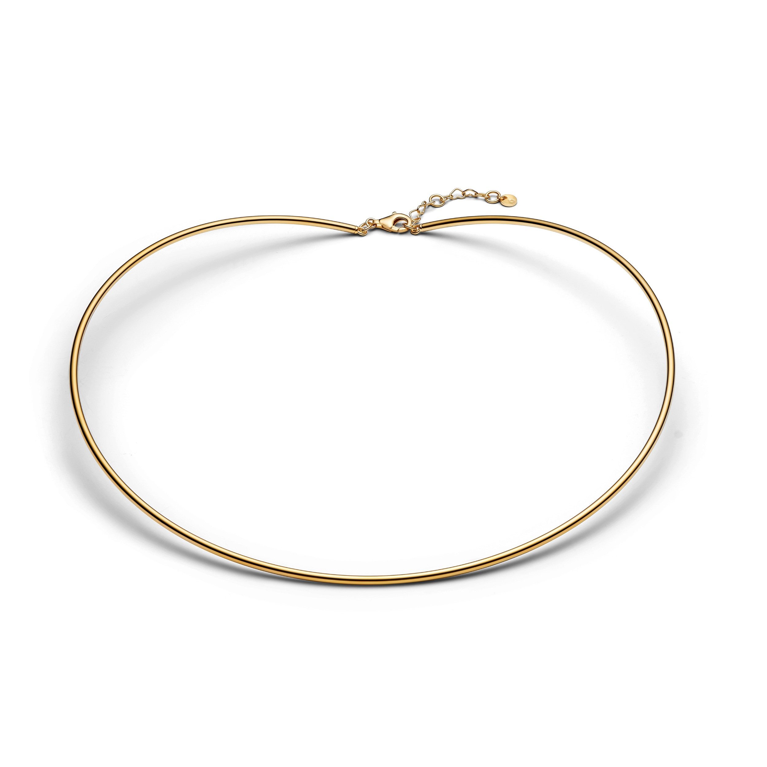 Pandora Kette mit Anhänger Pandora Halskette Damen Runder Choker 14K Vergoldet 364705C00-41 cm