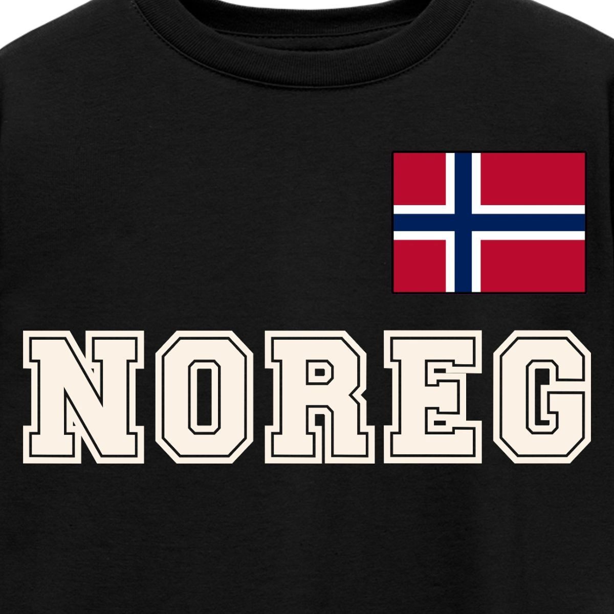 Spreadshirt T-Shirt Norwegen Trikot, Norwegen Fußball Flagge Kinder T-Shirt (1-tlg)