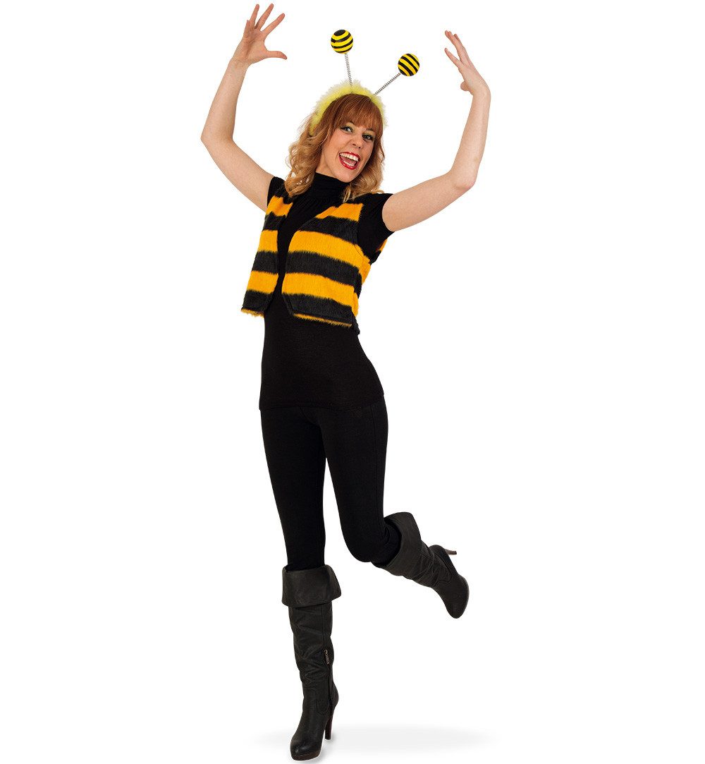 Fries Kostüm Bienenweste Biene Weste Fasching Karneval Cosplay Halloween M günstig online kaufen