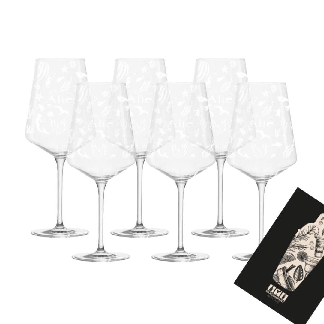 Gläser-Set Alìe Frescobaldi – 6er Set Weingläser für stilvolle Rosé-Moment