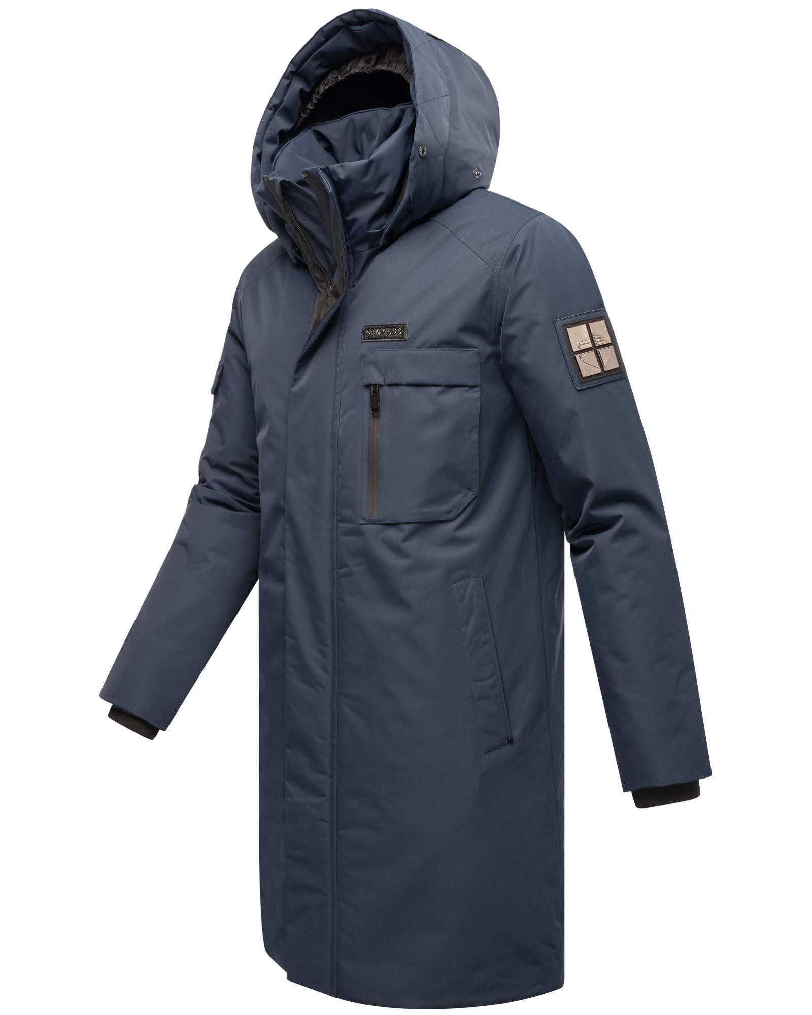 Stone Harbour Regenmantel Xandroo XX Langer Herren Wintermantel mit Kapuze