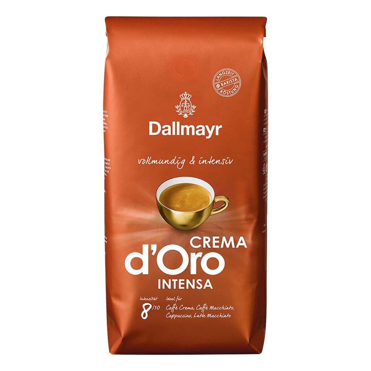 DALLMAYR Kaffee Crema d'Oro Intensa, 1000 g, ganze Bohnen