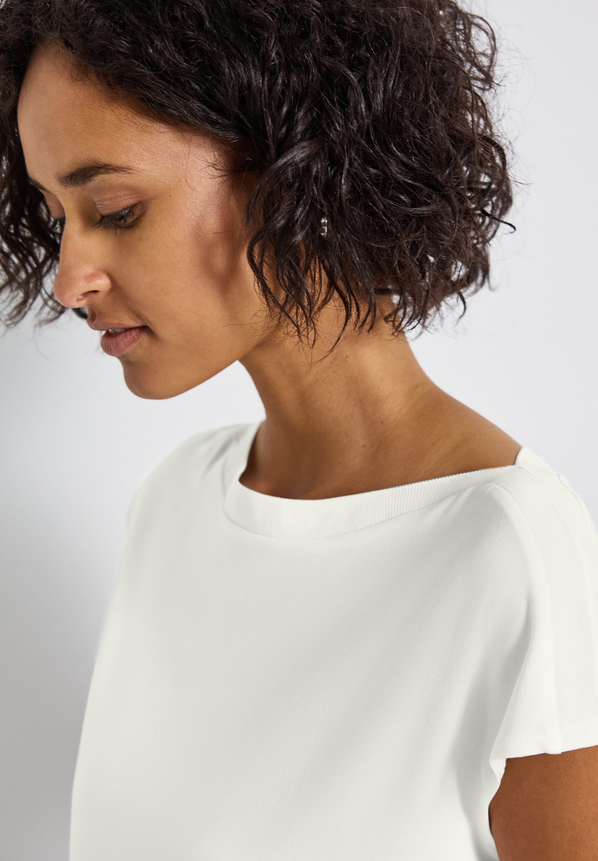 STREET ONE T-Shirt U-Boot Shirt mit günstig online kaufen
