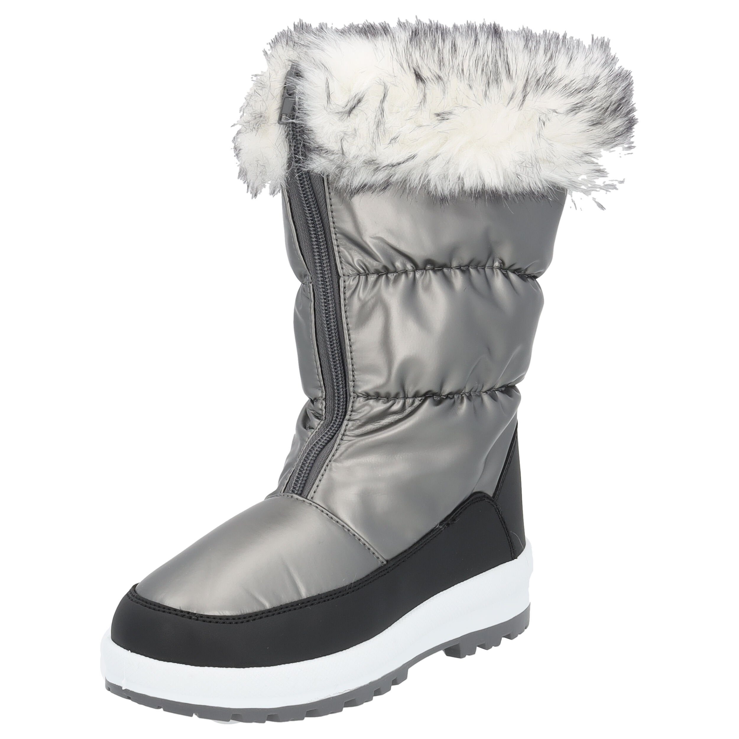 Silberne Winterstiefel für Damen online kaufen | OTTO