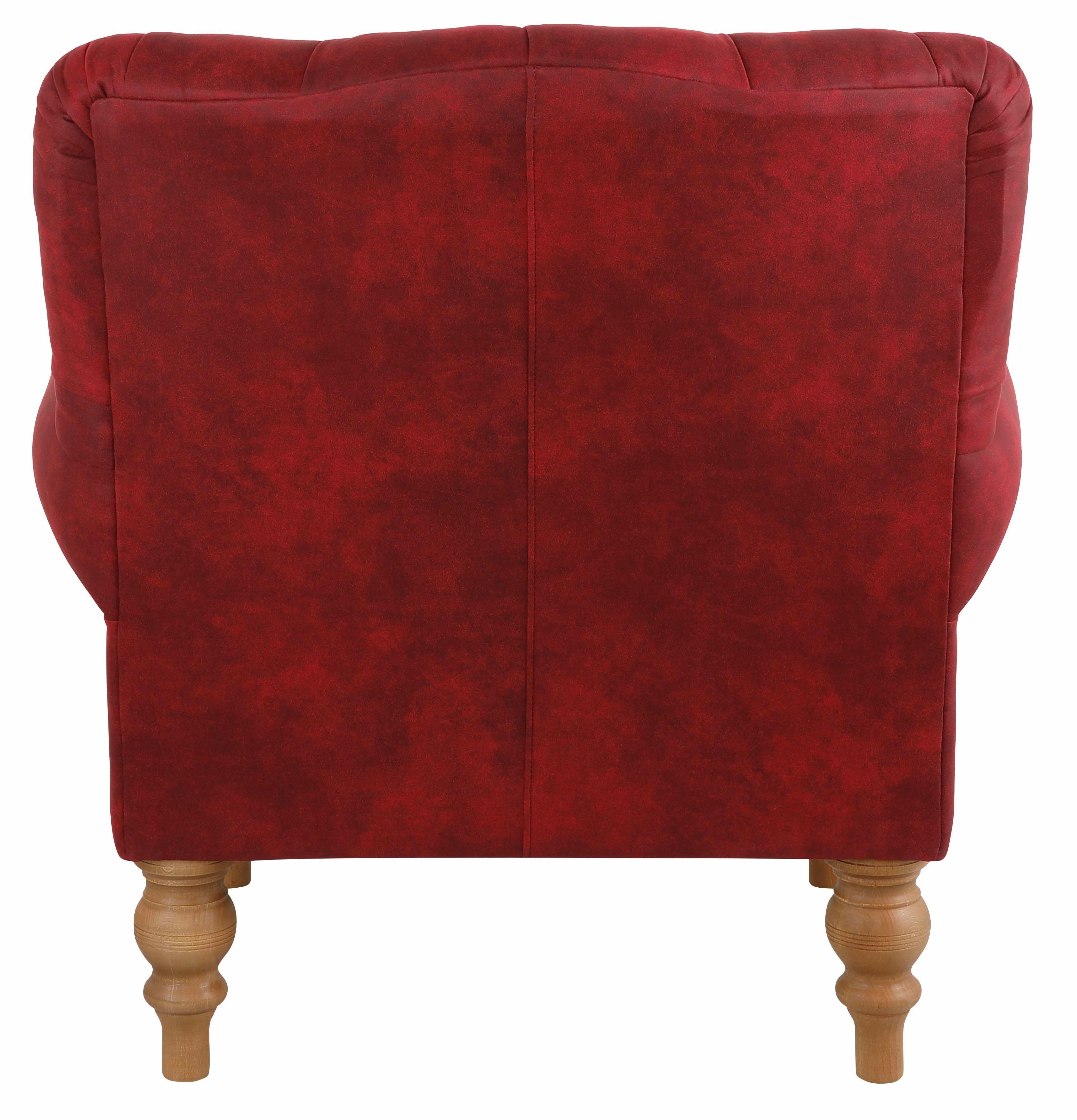 Home affaire Sessel Lord, mit echter Chesterfield-Knopfheftung und Ziernägeln