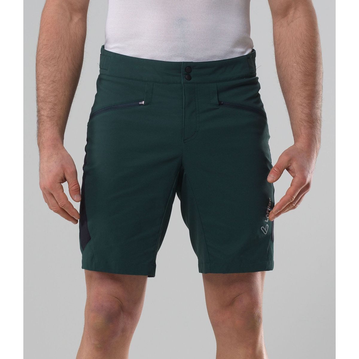 Löffler Fahrradhose Men Bike Shorts Swida-g CSL Leichte, elastische und wasserabweisende Fahrradshorts für Herren mit
