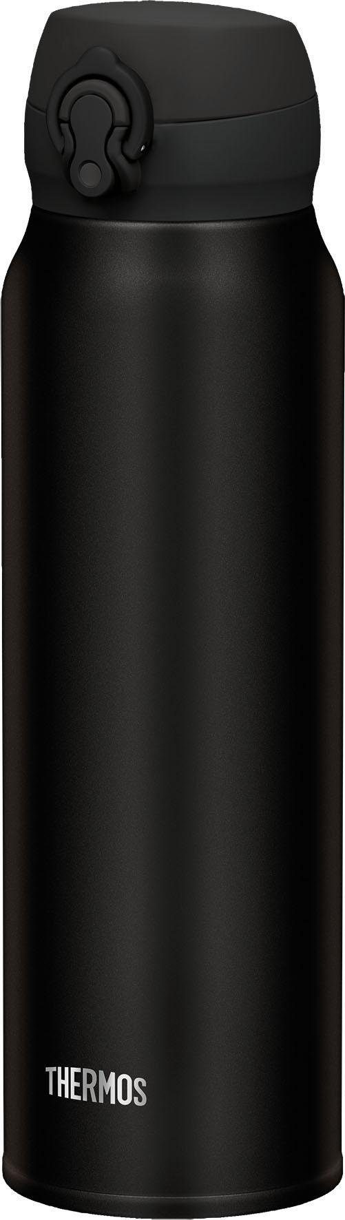 THERMOS Thermoflasche Ultralight black, ideal für den Alltag, aus Edelstahl