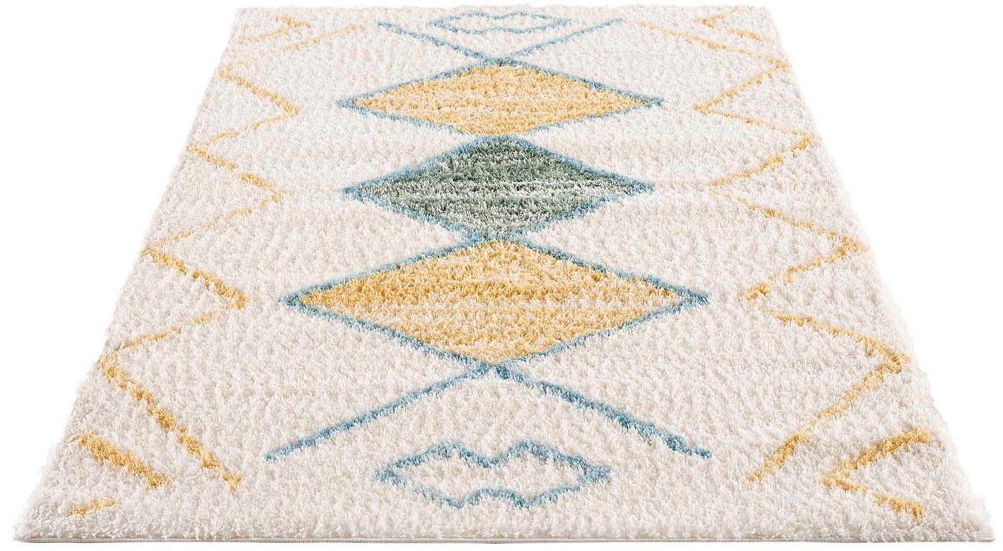 Carpet City Hochflor-Teppich Pulpy 557, rechteckig, günstig online kaufen