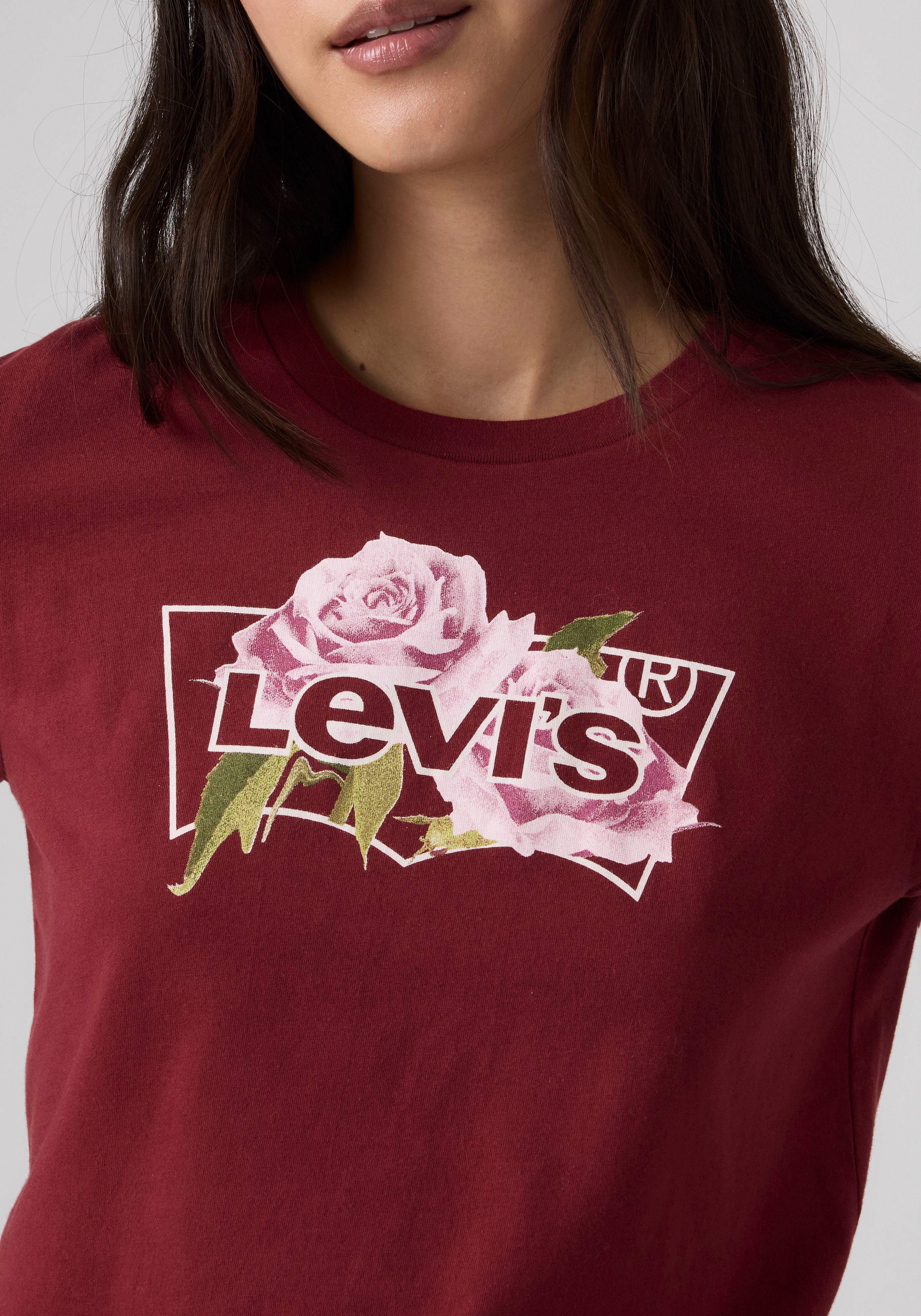 Levi's® T-Shirt THE PERFECT TEE mit Blumen Print – Bild 4 von 5
