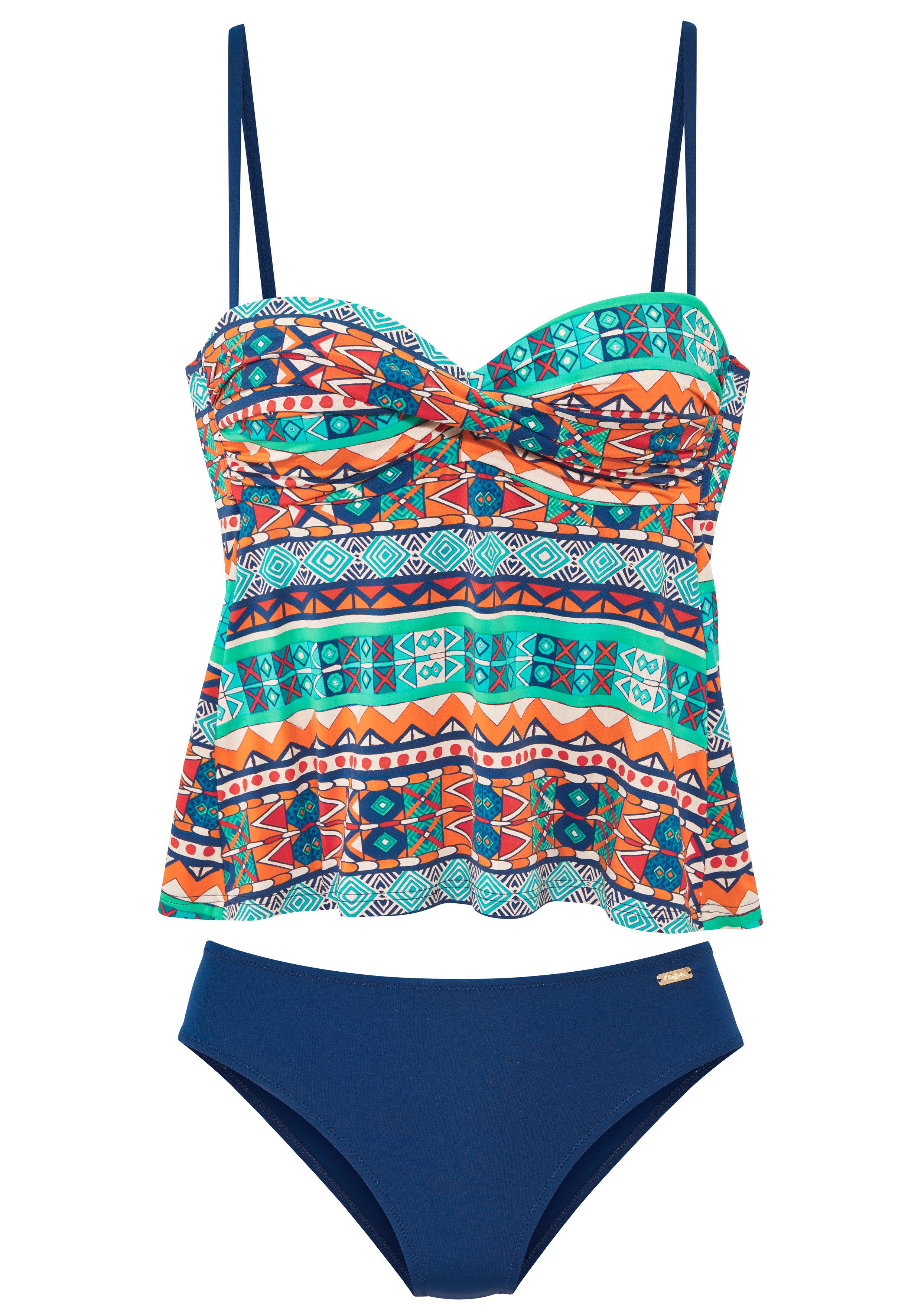 Buffalo Bügel-Tankini mit farbenfrohen Design