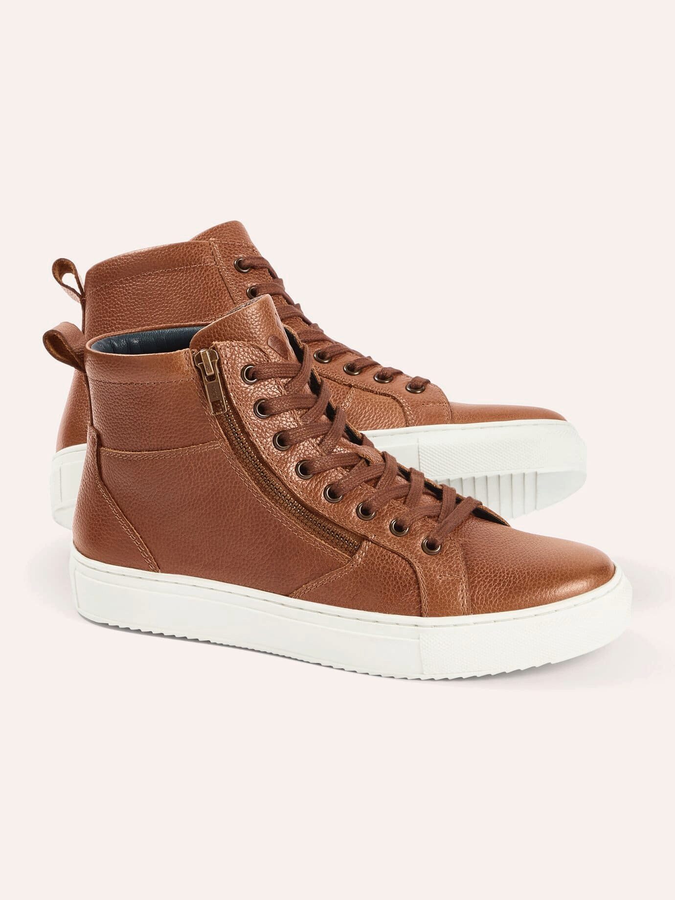 Walbusch Herren Leder-Schnürer Hightop Schnürschuh
