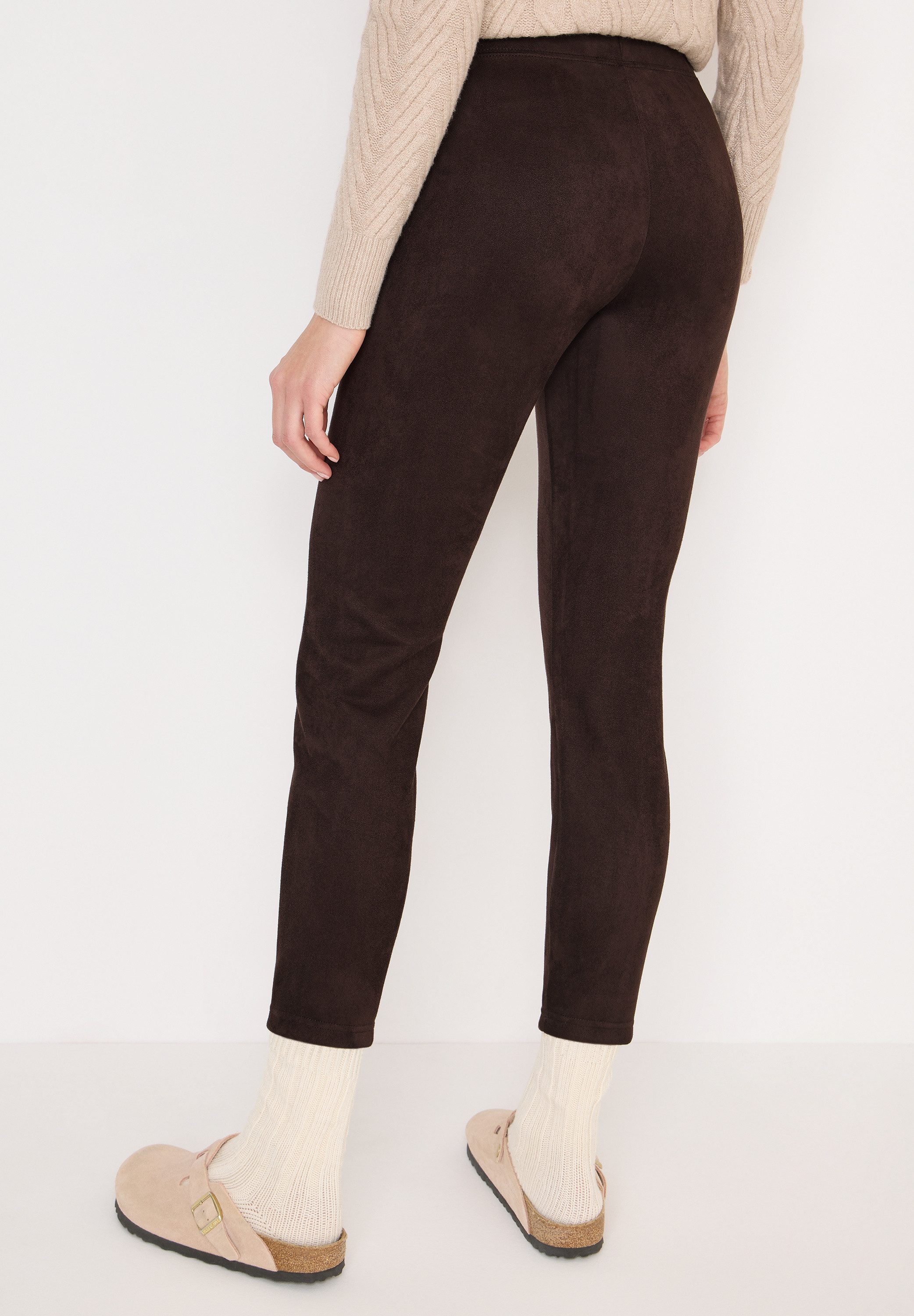 CECIL Leggings Velourleggins mit elastischem Bund günstig online kaufen