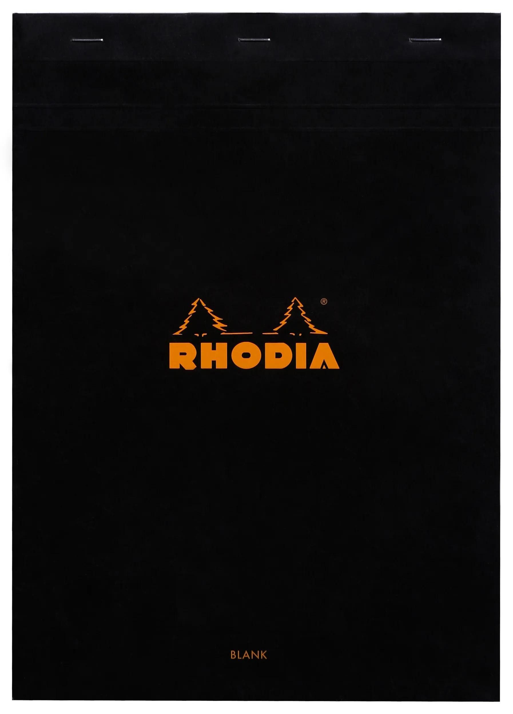 Rhodia Notizheft 5x Gehefteter Notizblock No.18 A4 80 Bl blanko 80g Schwarz 180009C, Rhodia, Blöcke, Hefte und Notizbücher