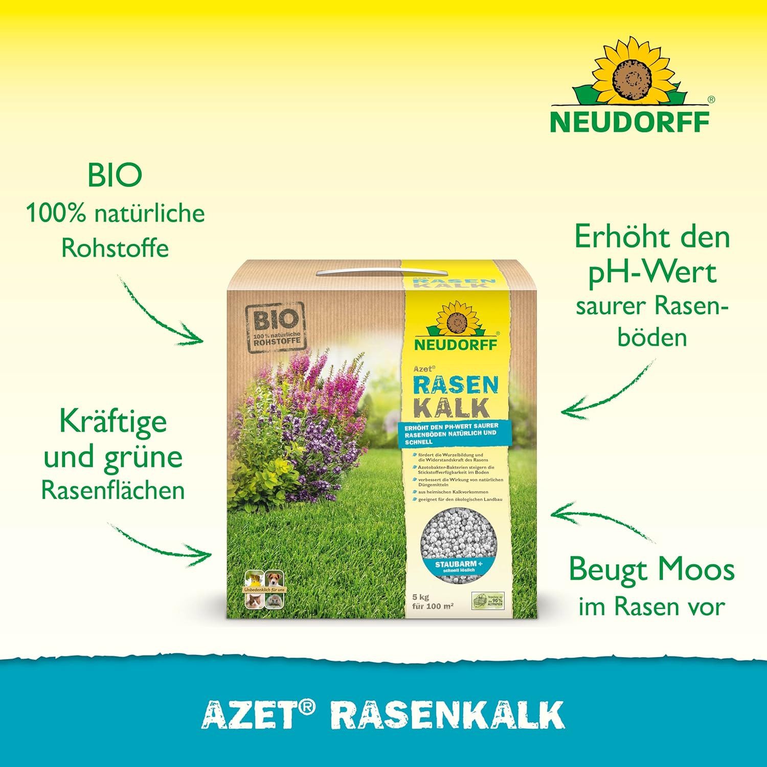 Neudorff Rasenkalk Bio Azet RasenKalk 5 günstig online kaufen