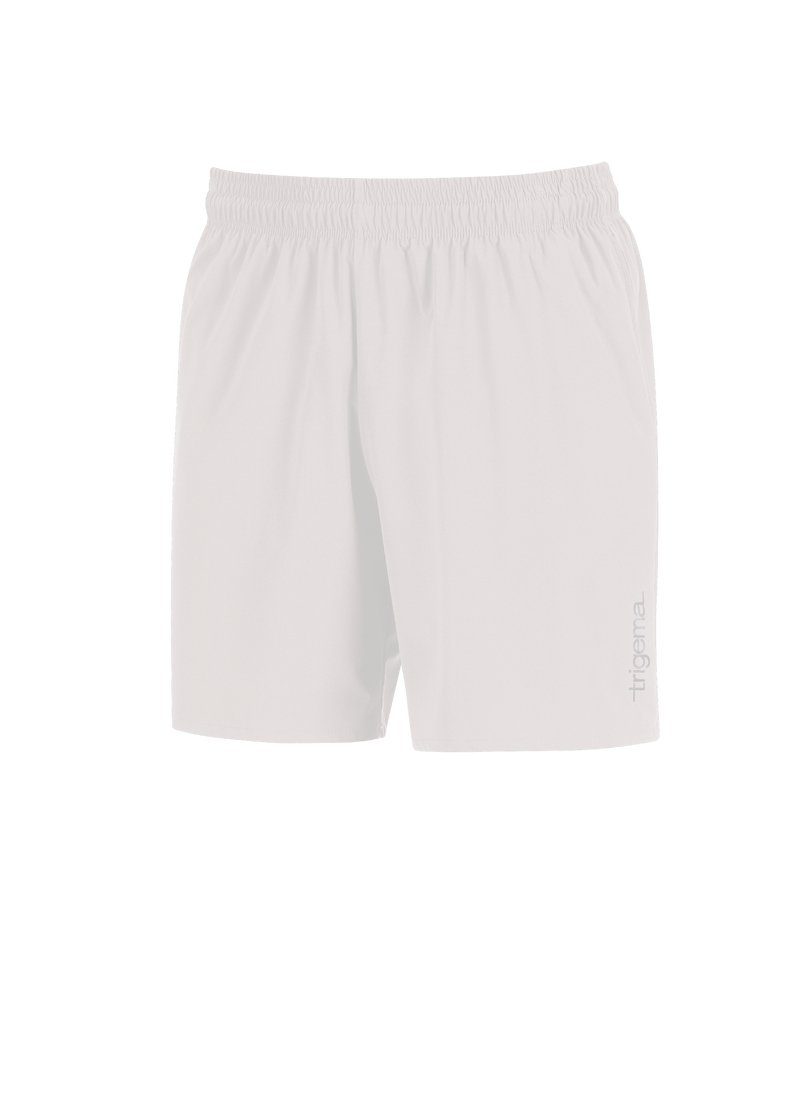 Trigema Innenslip Jerseyhose mit TRIGEMA weiss Netz Sport-Shorts aus