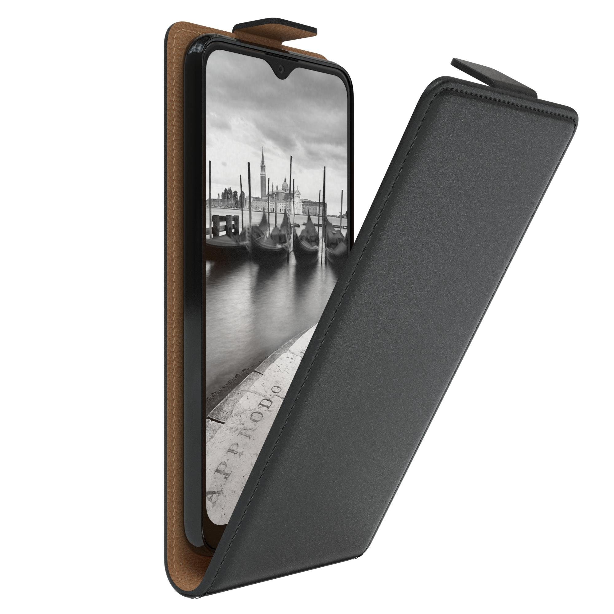 EAZY CASE Handyhülle Flipcase für Xiaomi Redmi 8a 6,22 Zoll, Tasche  Klapphülle Handytasche zum Aufklappen Etui Kunstleder Schwarz