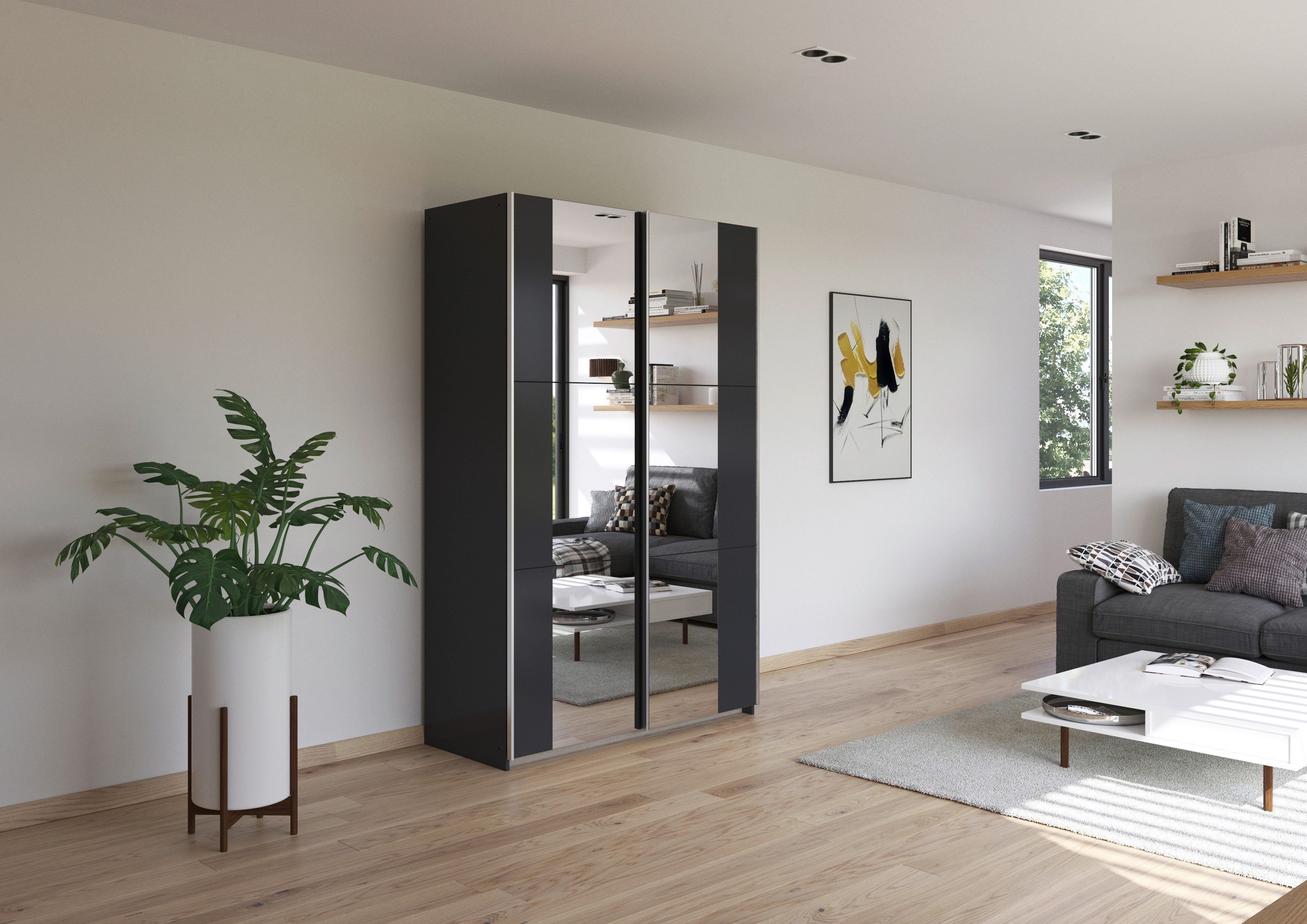 rauch Schwebetürenschrank Kleiderschrank Drehtürenschrank Schrank Garderobe günstig online kaufen