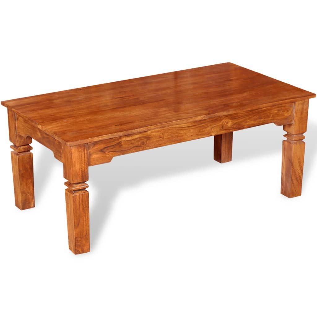 vidaXL Couchtisch Couchtisch Massivholz 110x60x45 cm (1-St)