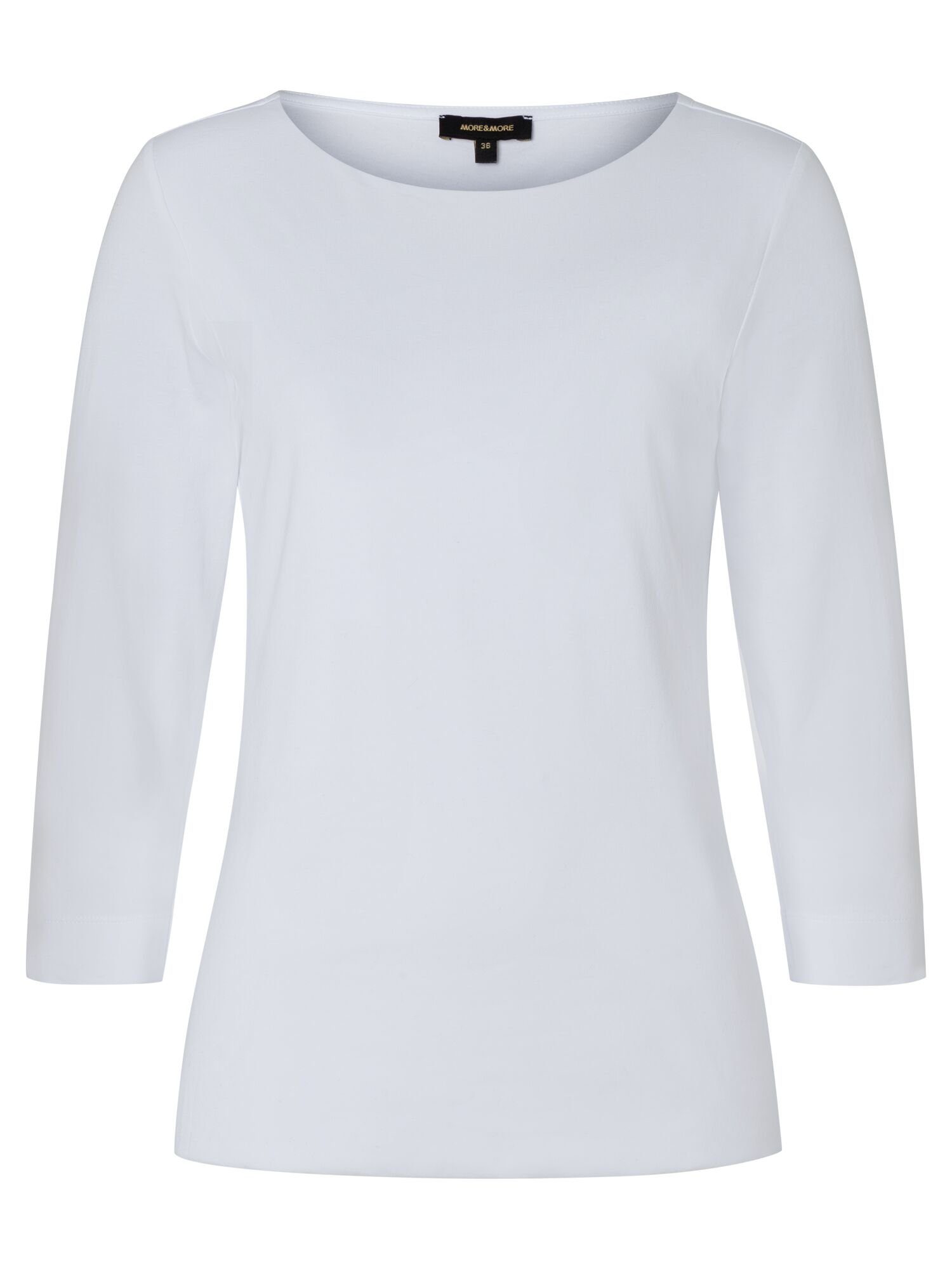 3/4-Arm-Shirt weiss MORE&MORE