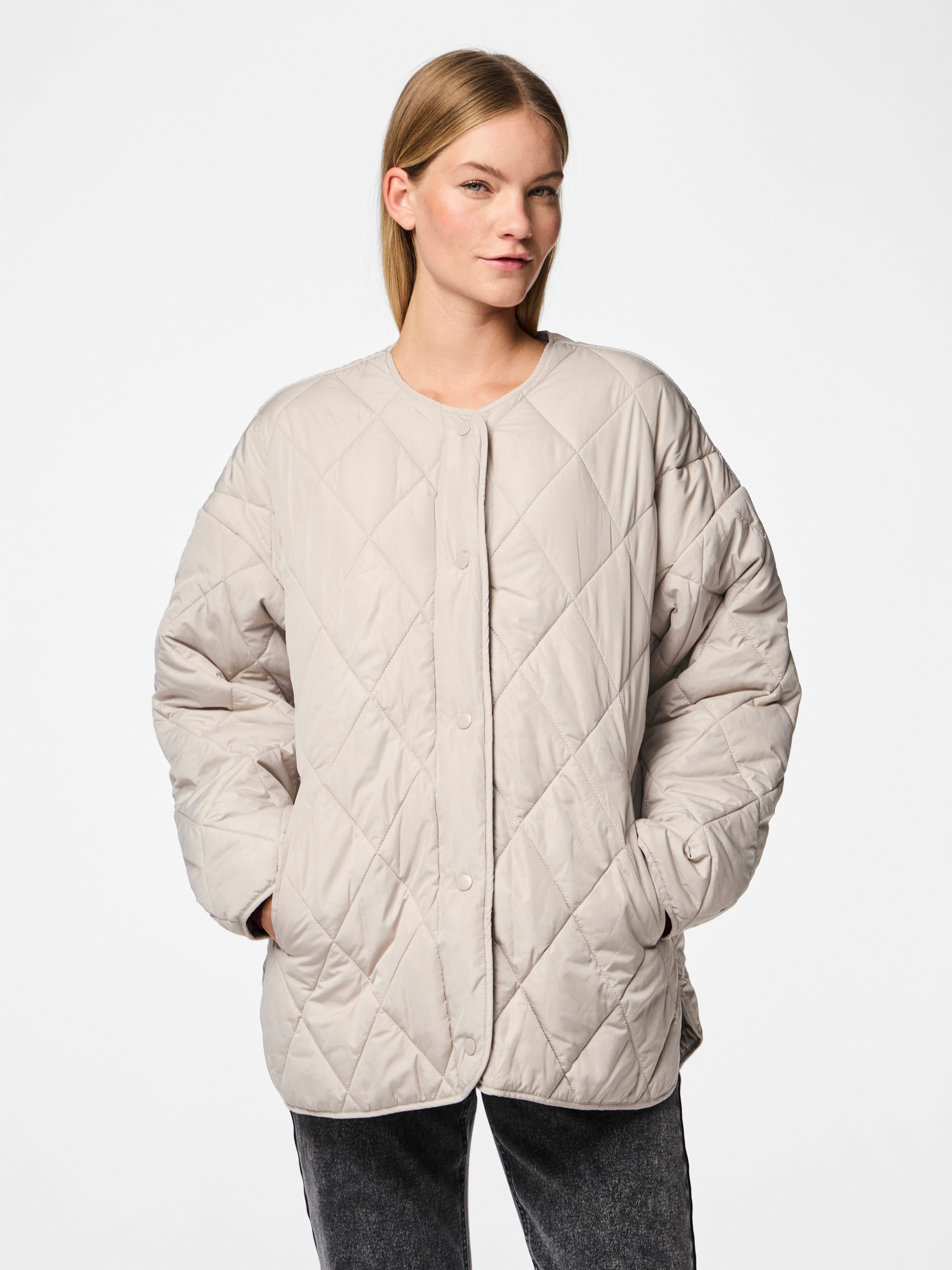 pieces Steppjacke PCSTELLA QUILTED JACKET NOOS BC Kunstfaser günstig online kaufen