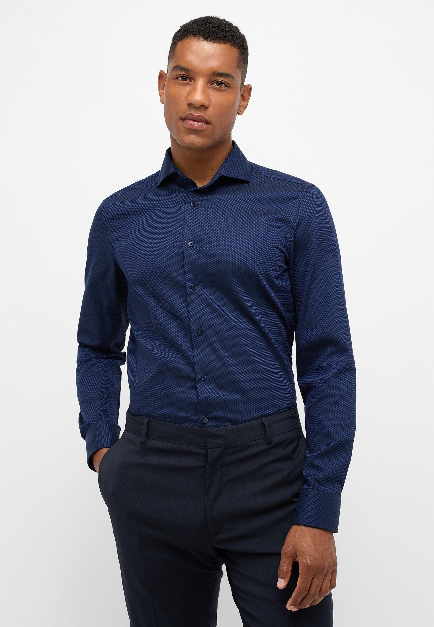 Eterna Langarmhemd SLIM FIT NON IRON günstig online kaufen