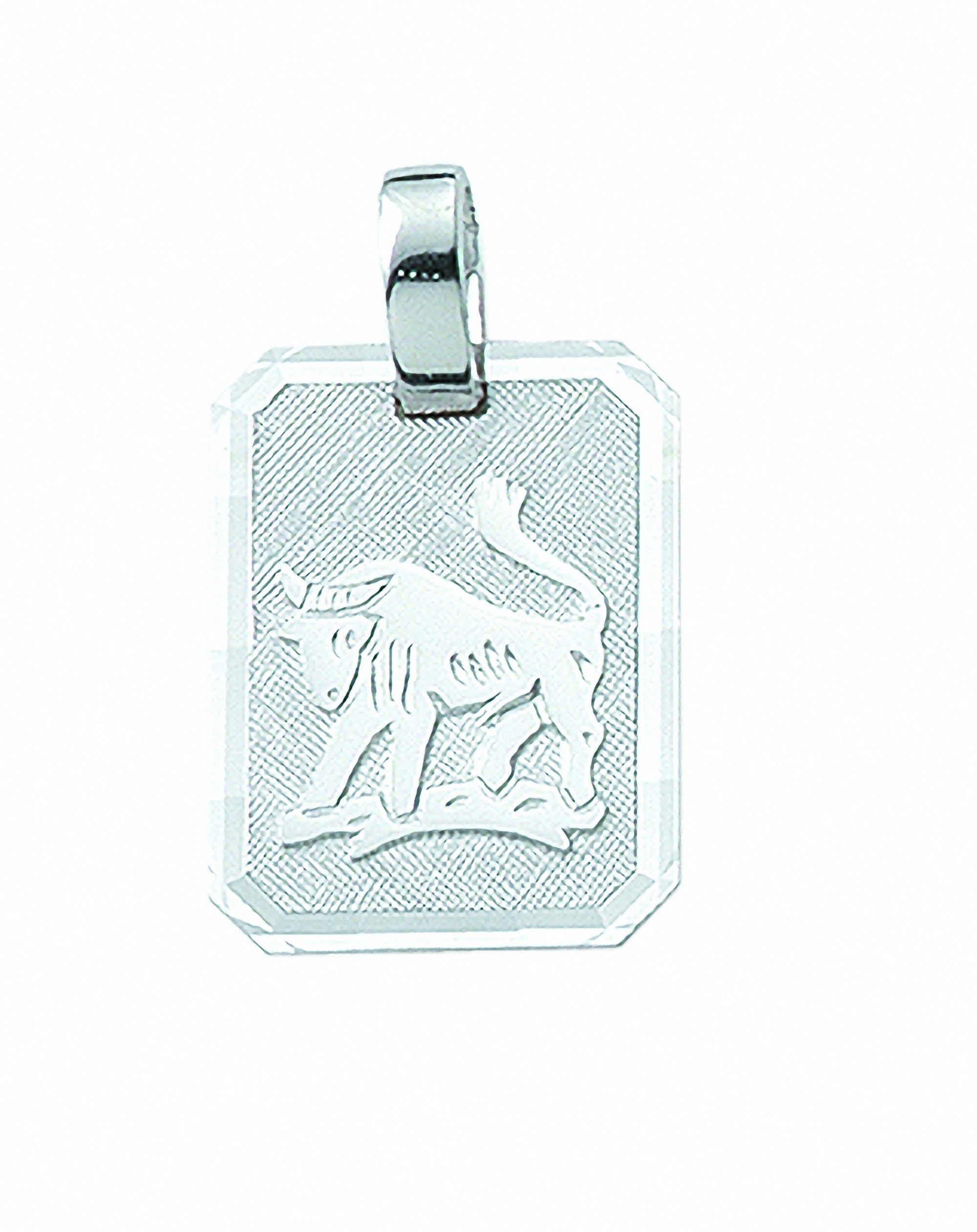 Kettenanhänger Damen & Herren 925 Silber Sternzeichen Anhänger Stier