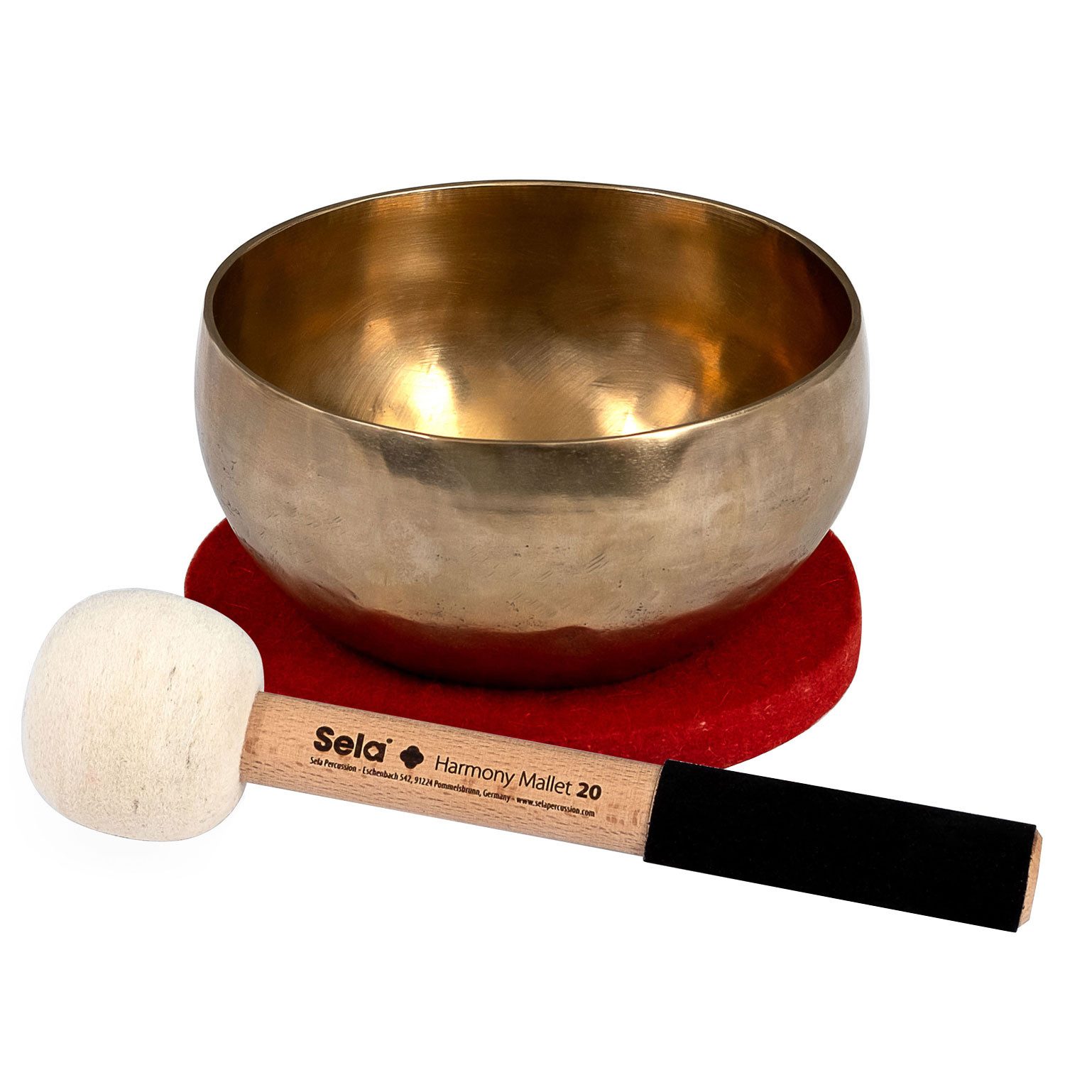 Sela Klangschalen Sela Klangschale se261 Harmony 15 mit Schlägel,Harmony Singing Bowl, 15 cm, mit Schlägel