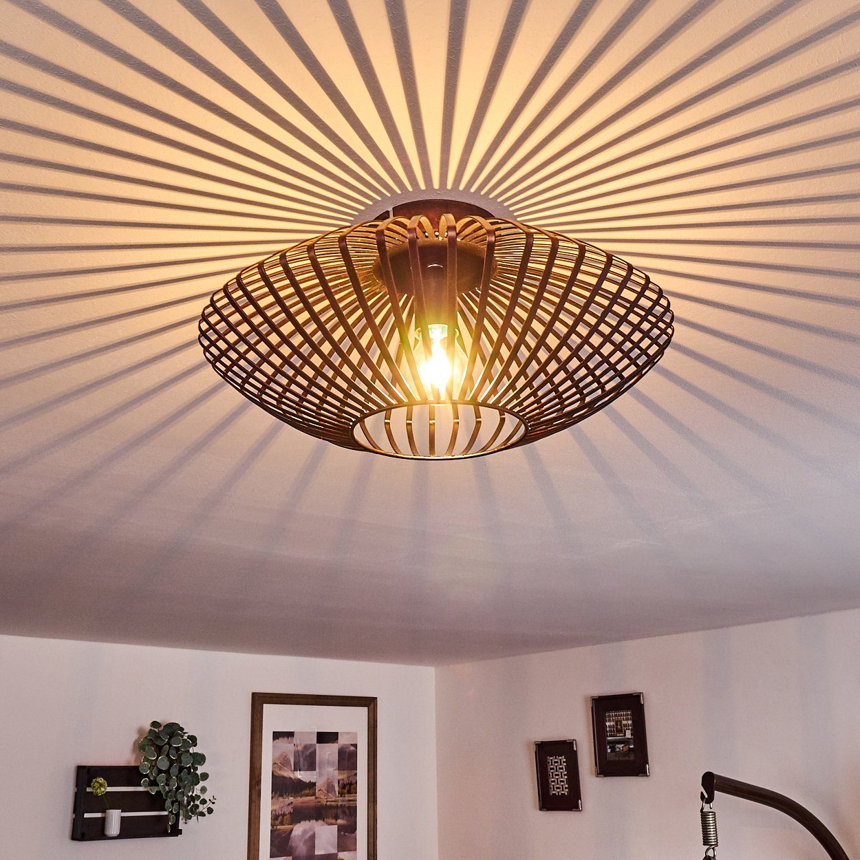 hofstein Deckenleuchte »Pieris« Deckenlampe aus Metall günstig online kaufen