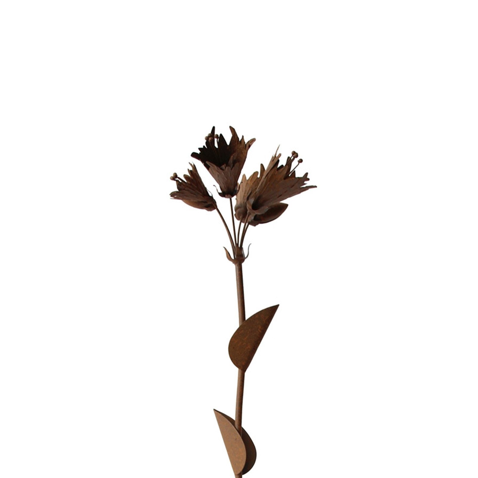 HTI-Living Gartenfigur Blumenstecker Rostoptik Blüten Celia, günstig online kaufen