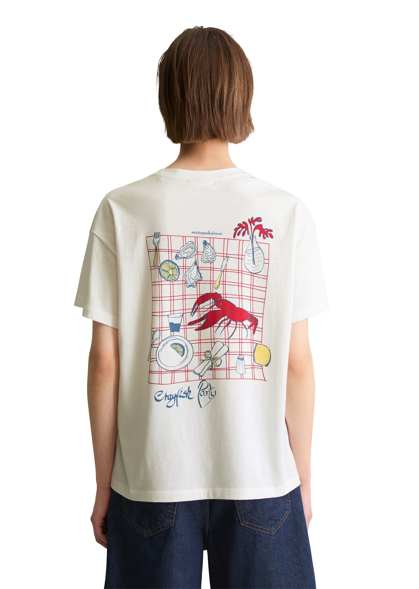 Marc O'Polo DENIM T-Shirt relaxed aus Basic Single Jersey