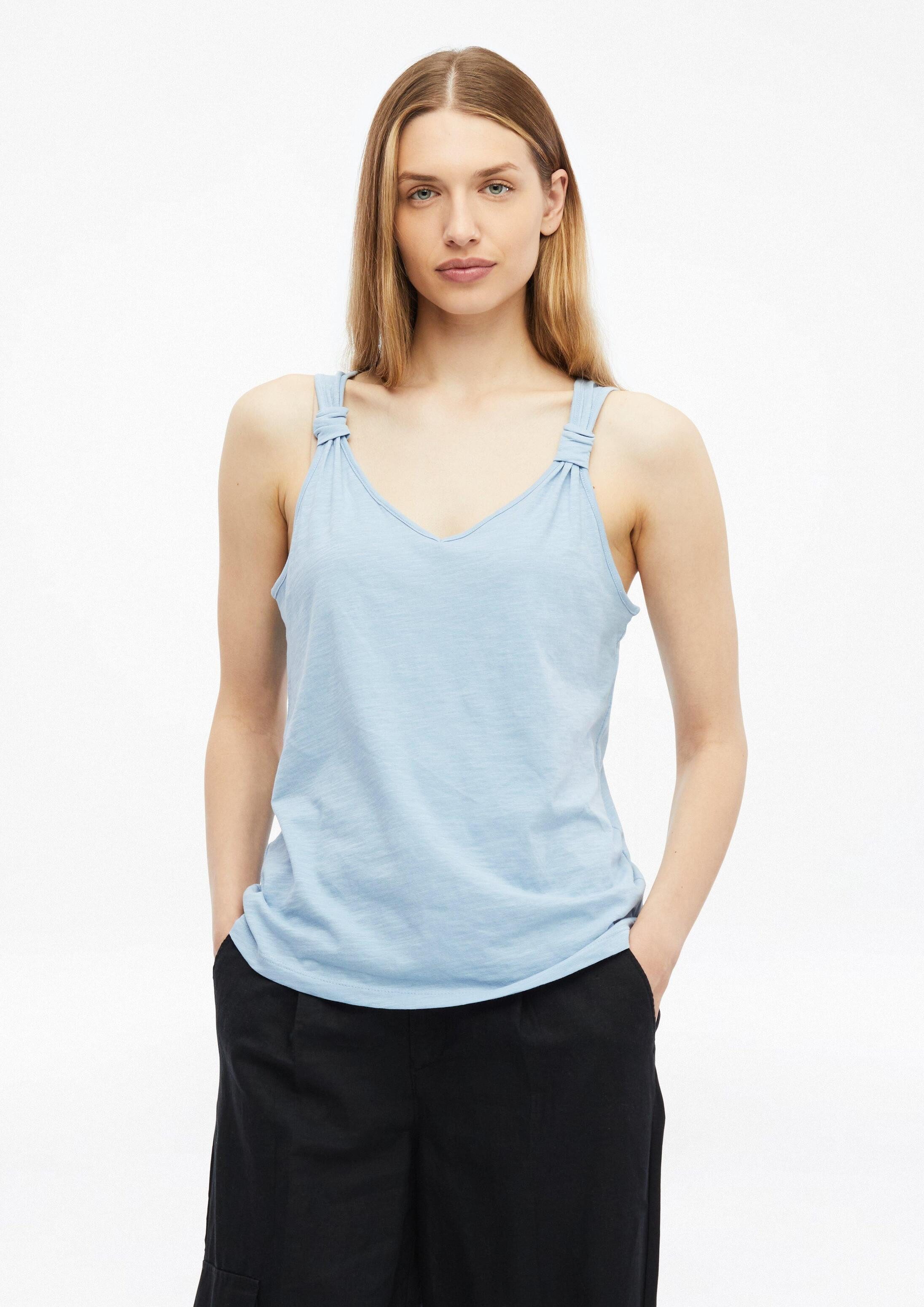 s.Oliver Muscleshirt T-Shirt Top mit V-Ausschnitt