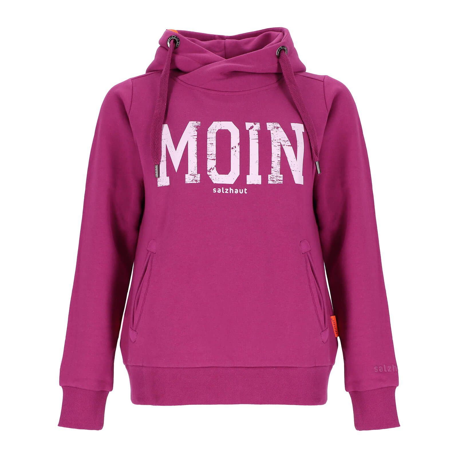 salzhaut Kapuzenpullover Damen Hoodie Sünn mit Moin-Print - Modischer Pullo günstig online kaufen